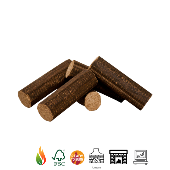 Oak/Chesnut Hardwood Nestro Heat Logs for Trade & Wholesale – 20% VAT 5